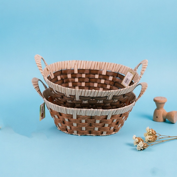 LN036 Antique Binaural Oval Basket 3