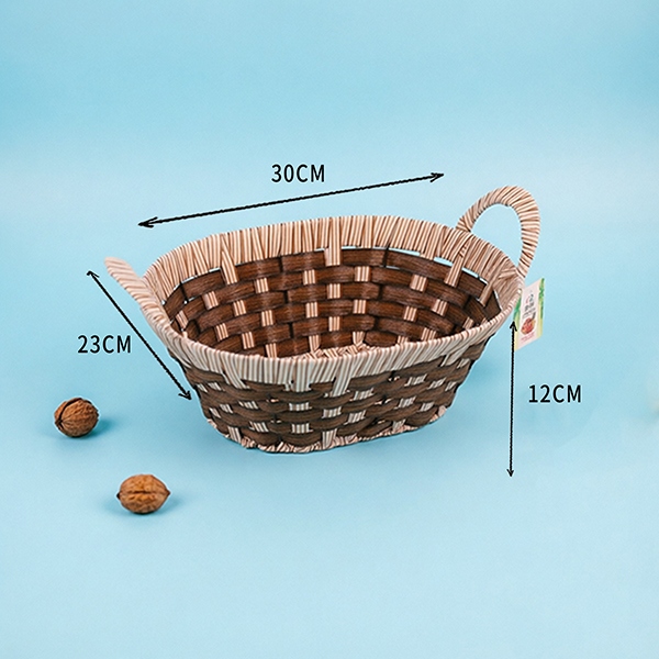 LN036 Antique Binaural Oval Basket 5