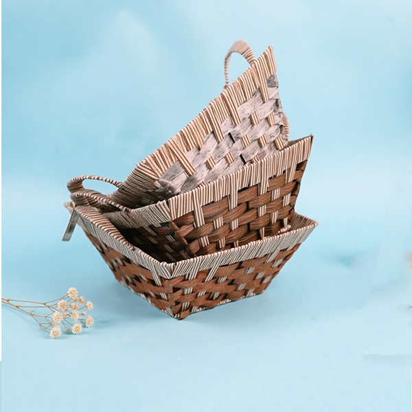 LN037 Antique Binaural Square Basket 3