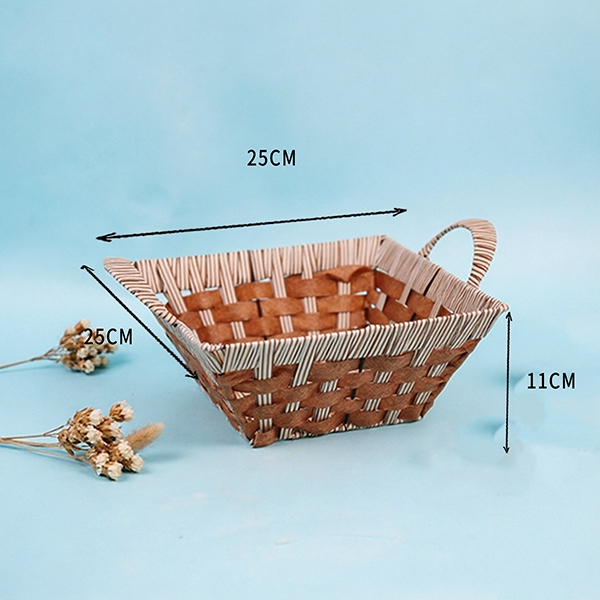 LN037 Antique Binaural Square Basket 5