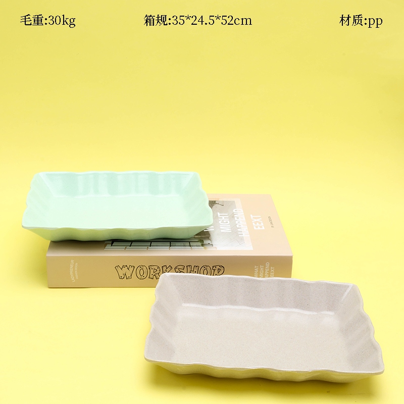 8970 Placa de Imitación Rectangular Porcelana 2