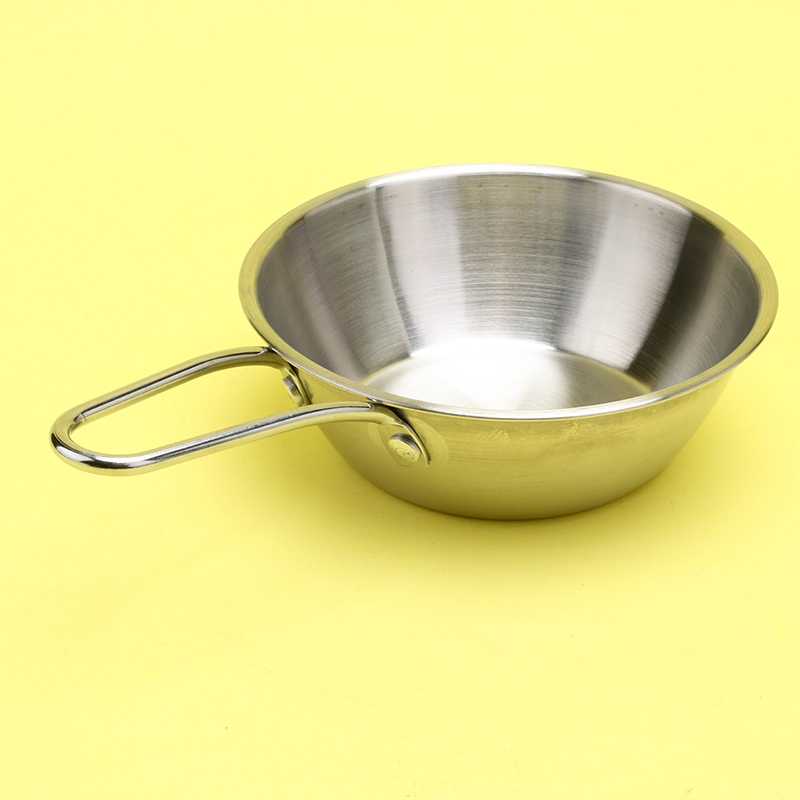 Cilindro de Material No Magnético de 13cm Con Mango (Color Natural, Tazón de Vino de Arroz) 3