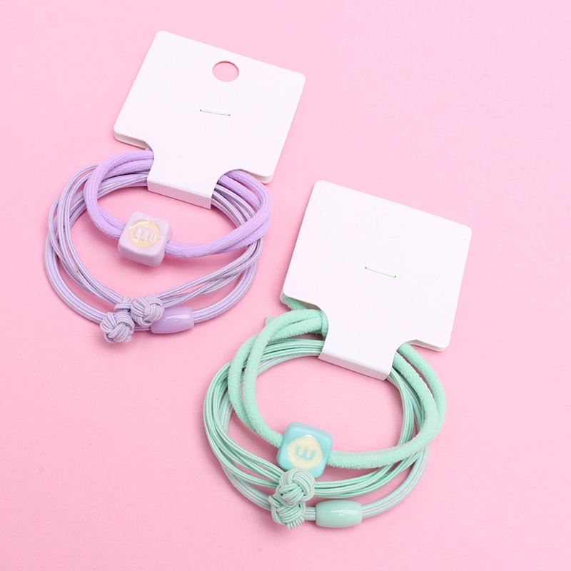 Tres Accesorios de Resina de Color Banda de Goma 3