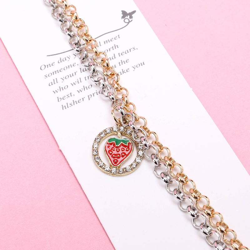 AB Cadena Punto de Perforación Pulsera de Dibujos Animados 3