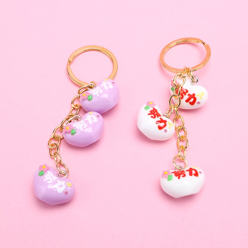 Colgante de Cuerda de Corazón de Color Sólido 3