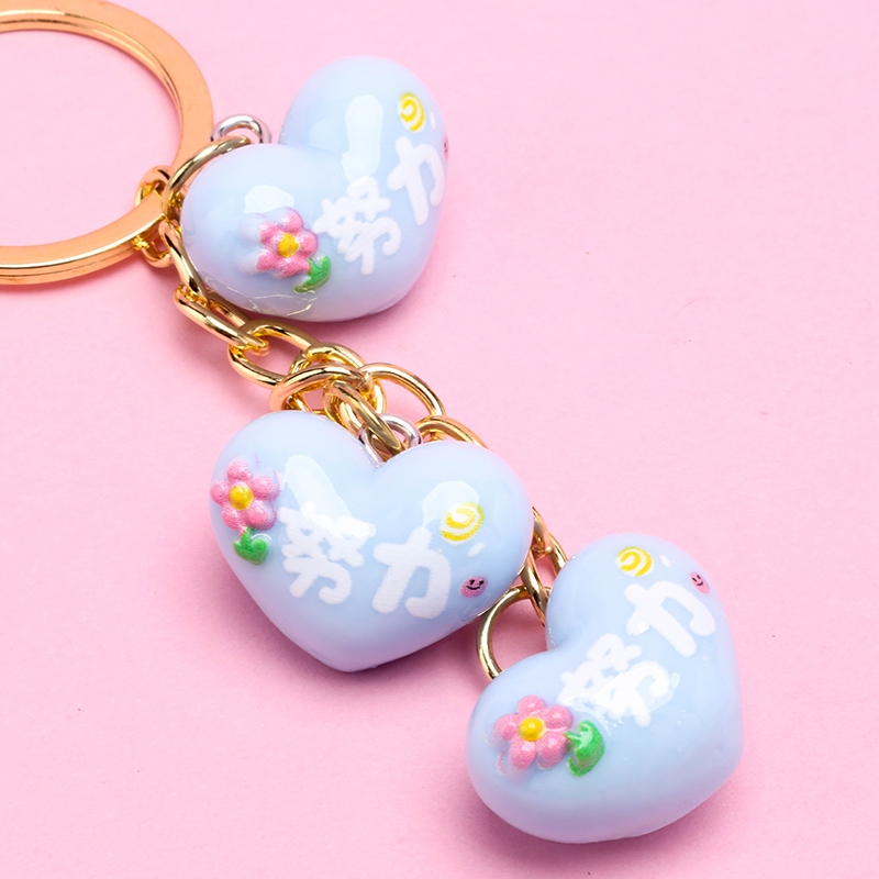 Colgante de Cuerda de Corazón de Color Sólido 4