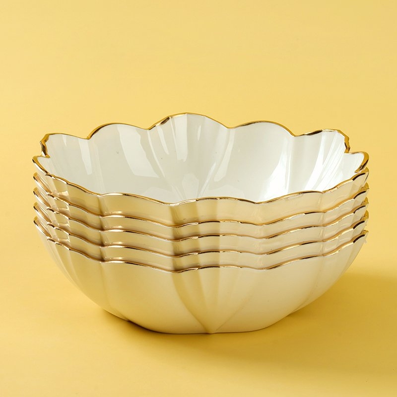 6620 Diamond Lotus Fruit Plate (10/pack) 4