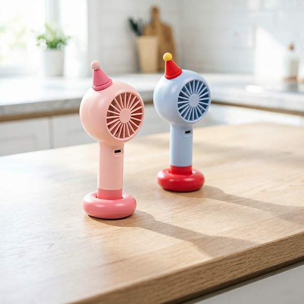 YS923A Party Penguin Ocean Devon Cat Handheld Fan 4