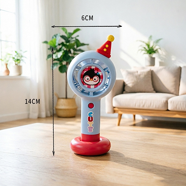 YS923A Party Penguin Ocean Devon Cat Handheld Fan 5