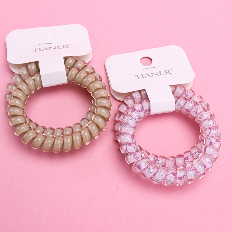 Recuadro Dos Cordones de Teléfono de Color Plata (Grande) 3