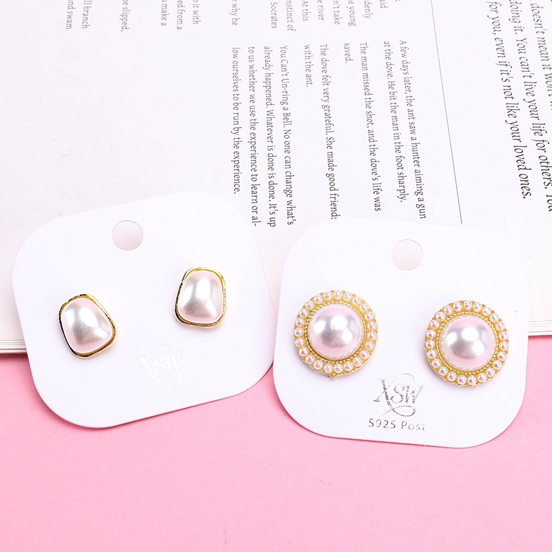 Pendientes Retro Pearl Zircon 3
