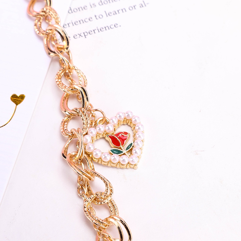 Pearl Rhinestone Serie AB Pulsera 4