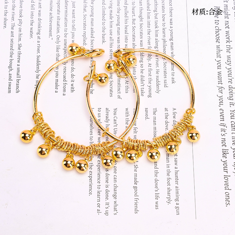 Colgante de Cuentas de Oro Pulsera de Bobina de Composición Abierta 2