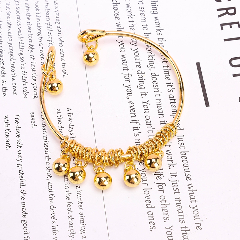 Colgante de Cuentas de Oro Pulsera de Bobina de Composición Abierta 3
