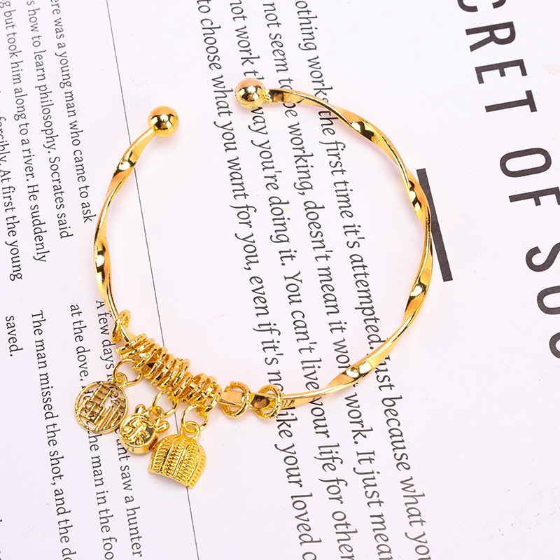 Pulsera de Apertura del Colgante de Tres Caricones 4