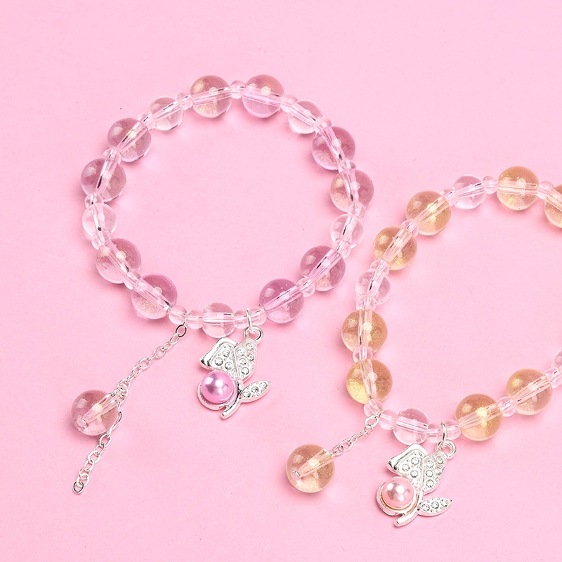 Pulsera de Perlas Colgante de Flores 4