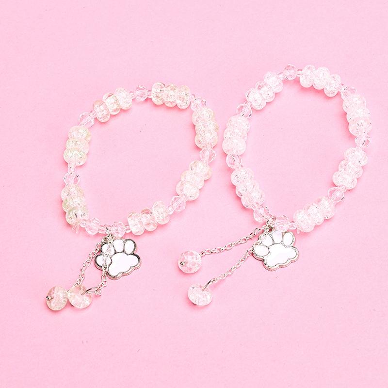 Popcorn Abacus Beads Tassel Colgante Pulsera de Cristal 3