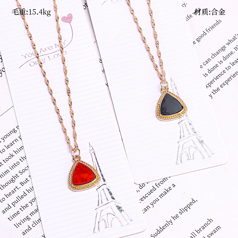 Collar de la Gota de Esmalte de Moda 2