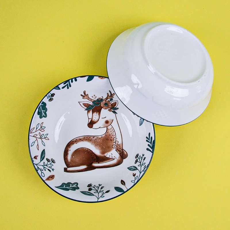 7 Inch Aviation Bowl (Happy Deer) 3