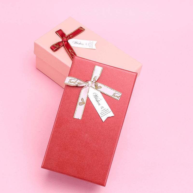 Nueva Caja de Regalo Rectangular de Corbata de Arco (14*8cm) 3