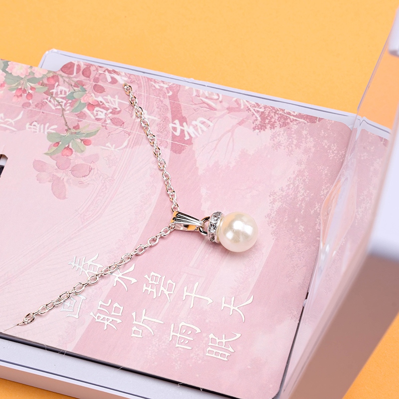 GXL-552 Diamante Collar de Perlas 4