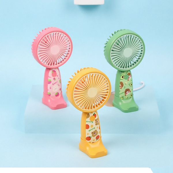 DD8002K2 Dibujos Animados Teléfono Móvil Soporte Tres Ventilador de Carga 3