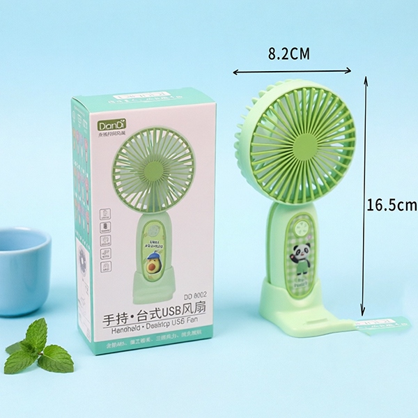 DD8002K2 Dibujos Animados Teléfono Móvil Soporte Tres Ventilador de Carga 5