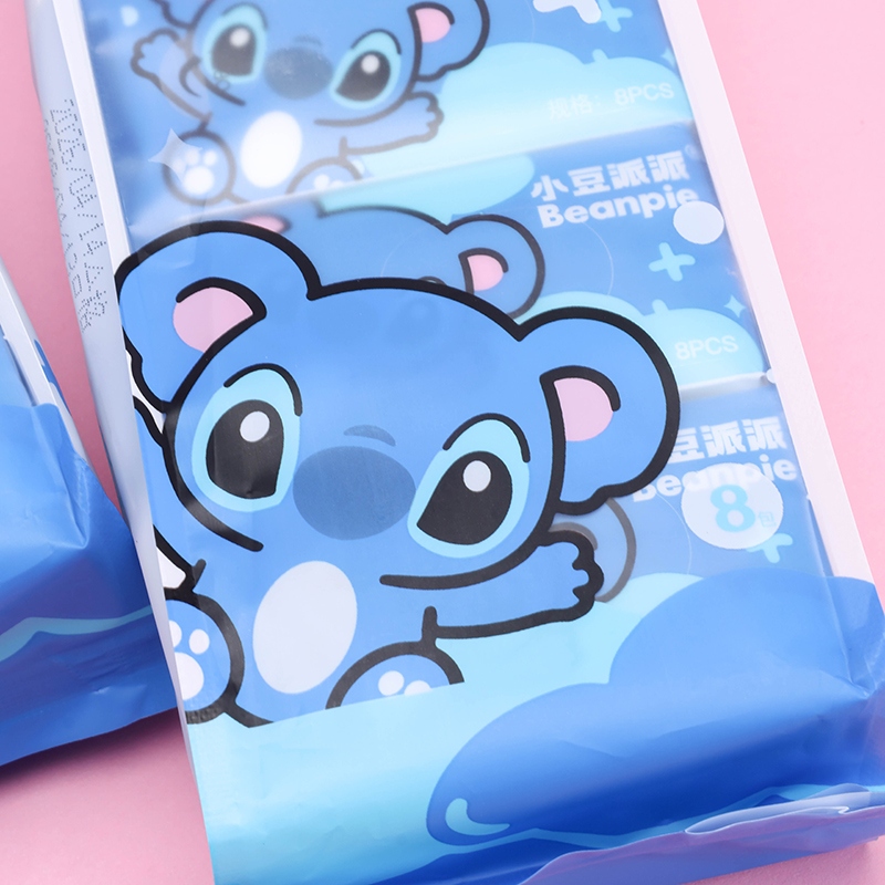 Mini 8 Pack 2542 Blue Koala Wipes 3