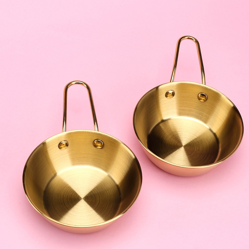 Cilindro de Material No Magnético de 11cm Con Mango (Gold, Tazón de Vino de Arroz) 3