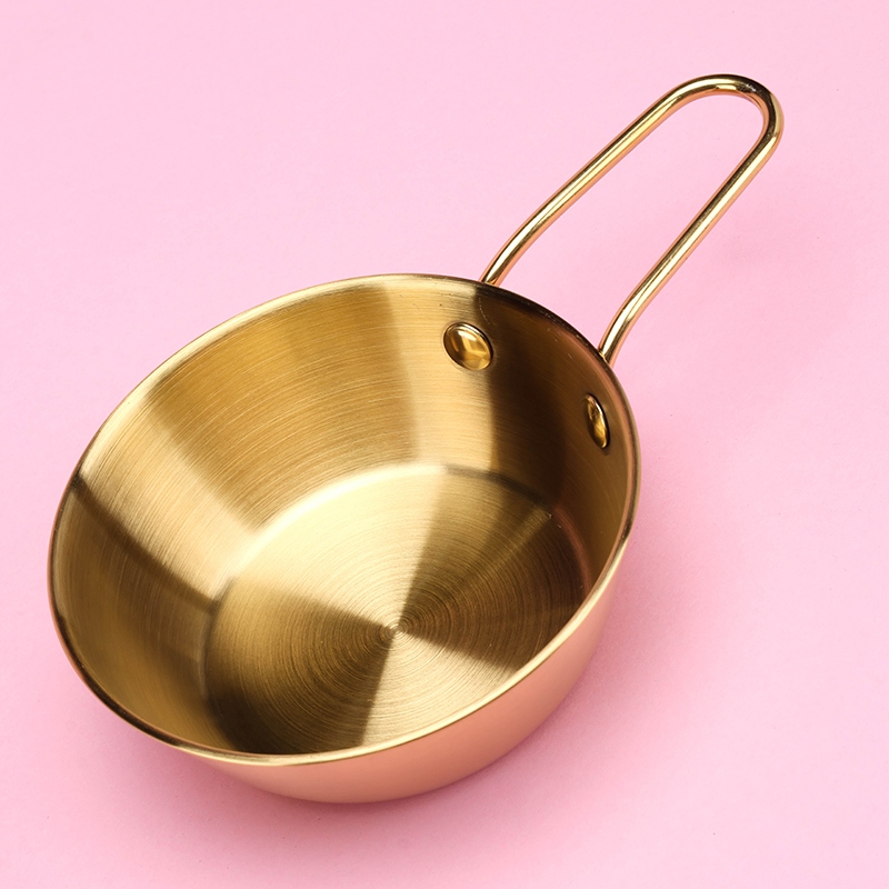 Cilindro de Material No Magnético de 11cm Con Mango (Gold, Tazón de Vino de Arroz) 4