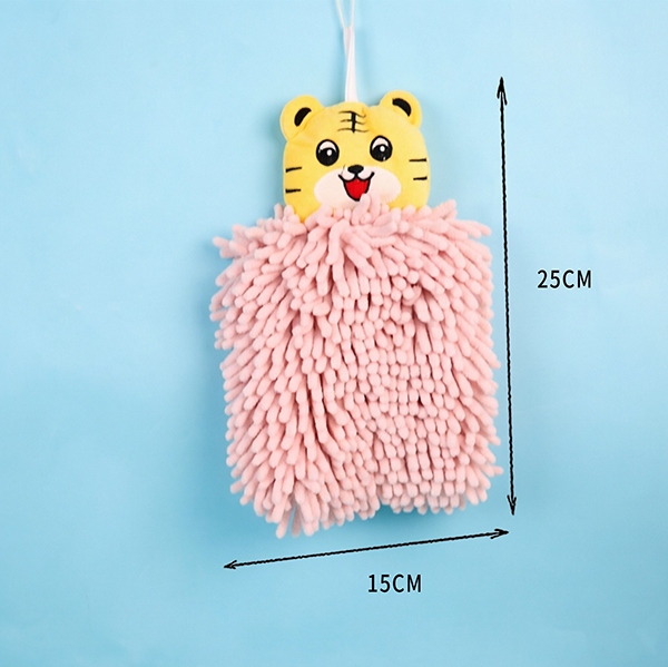 SYJ-113 Chenille Lindo Tigre Sassafras Toalla 6