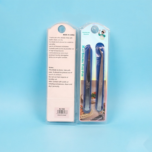 K-168 Tweezers de Cuero 2 Piezas 4