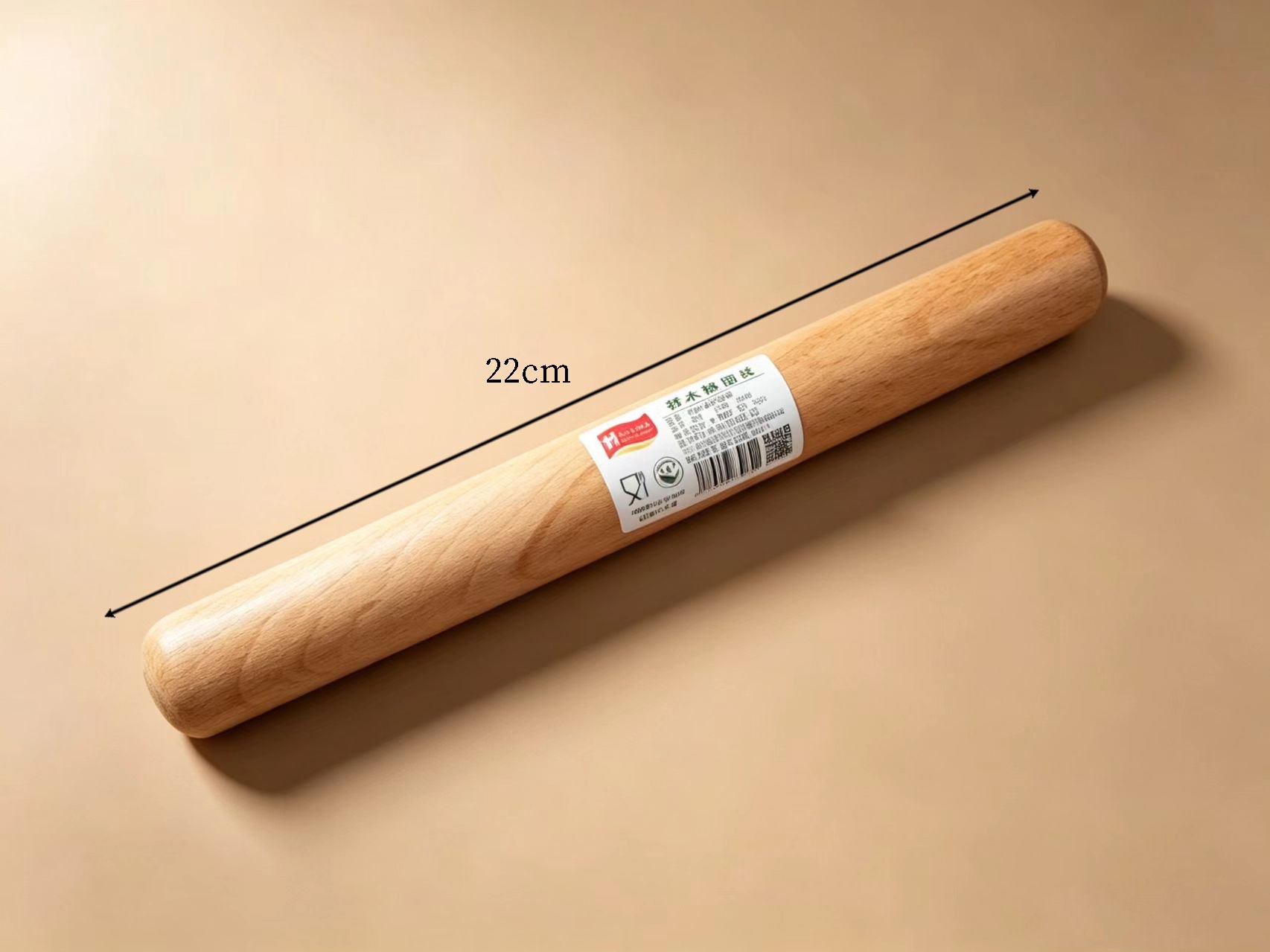 22 Pin de Rollo de Haya