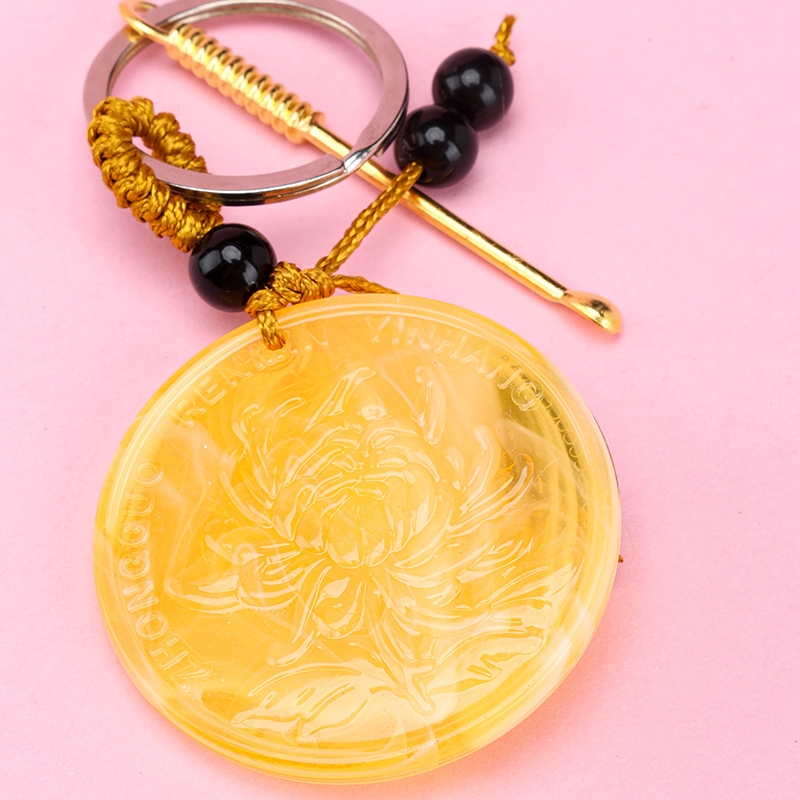 Imitation Jade Ear Digging Spoon Pendant 4