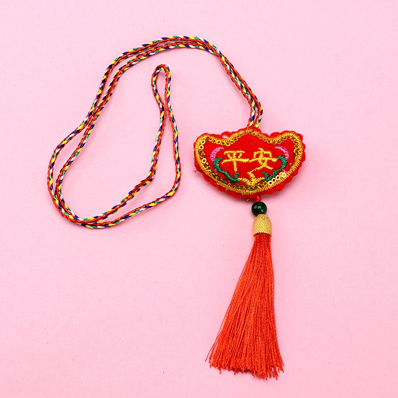 Bordado Tassel Pequeño Percha Colgante de Cuerda Larga 3