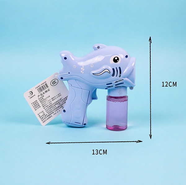 6863B Electrico Pequeño 6 Hole Dolphin Bubble Gun 5