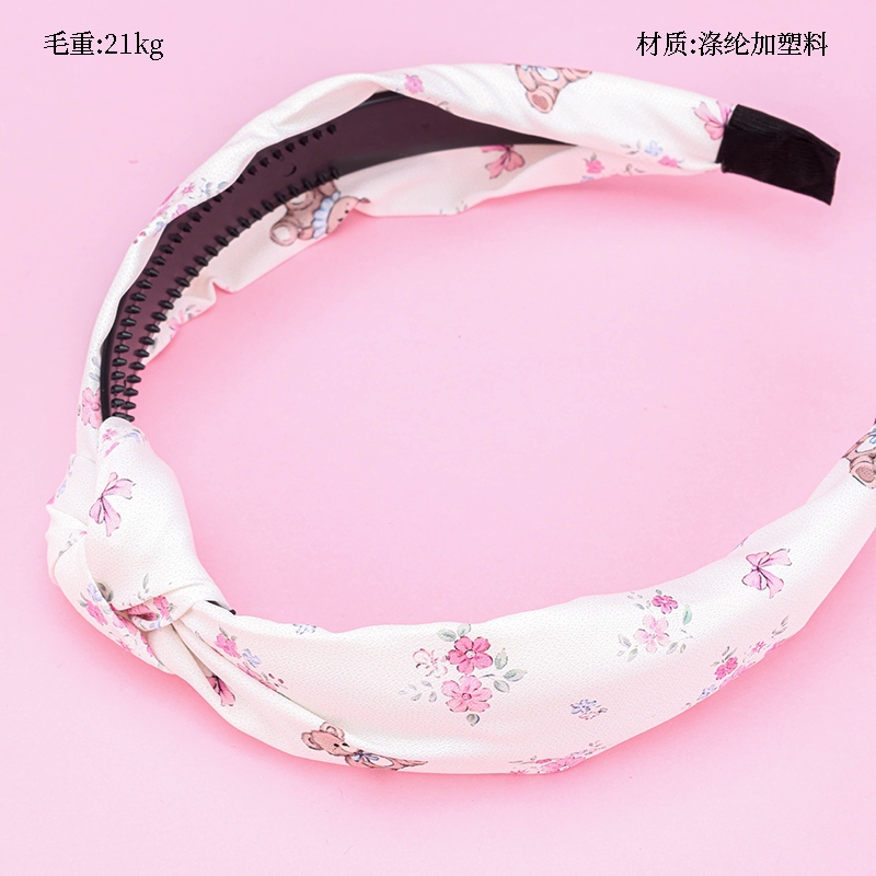 Nueva Hebilla de Cabeza Con Nudo Floral
