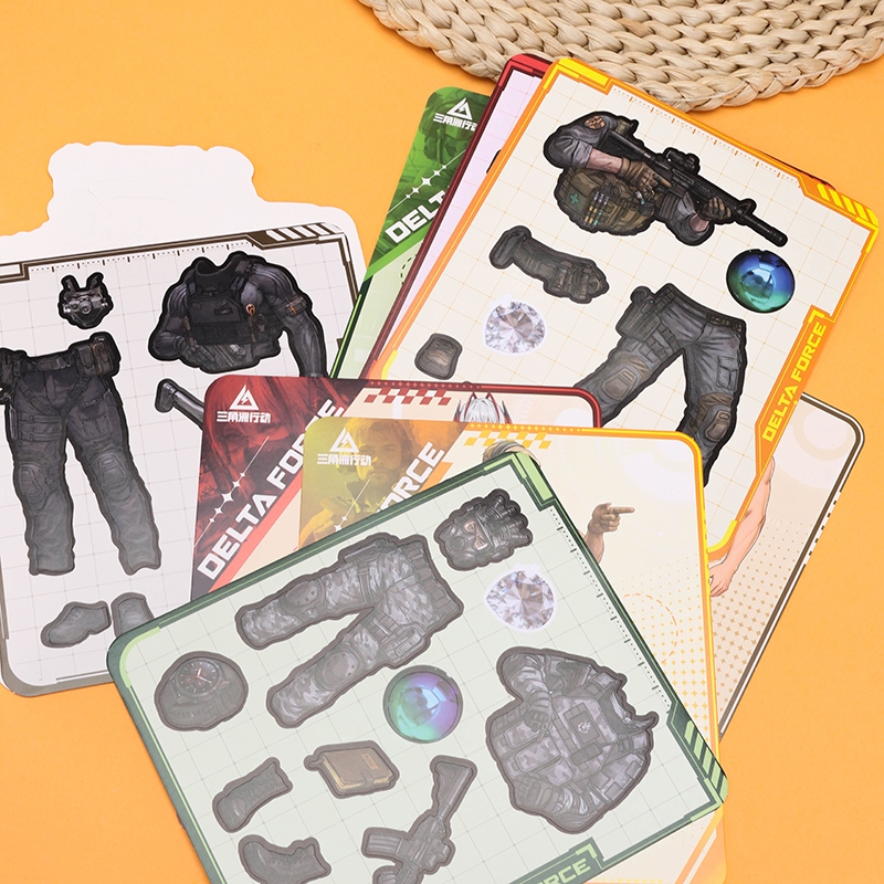 ABC-BG006 Delta Action Dress-up Sticker 3
