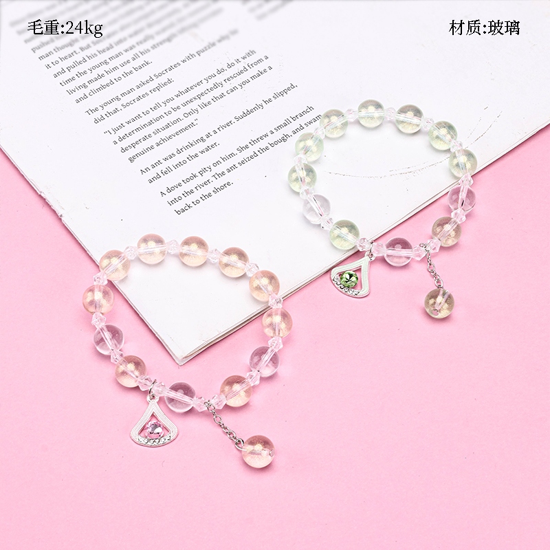 Pulsera Colgante de Diamantes de Color Perla