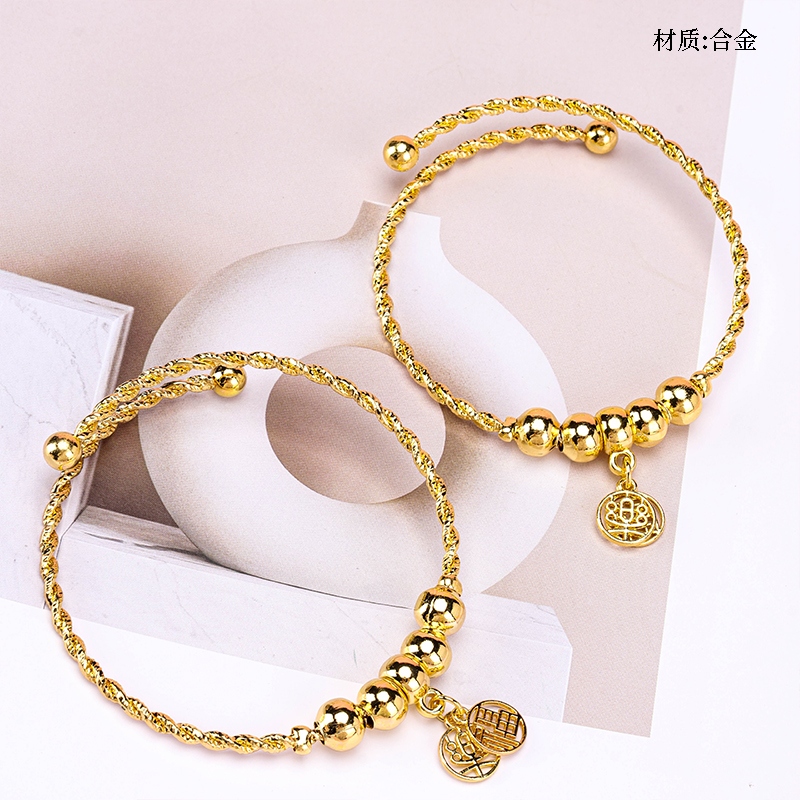 Jinzhu Etiqueta Twist Pulsera