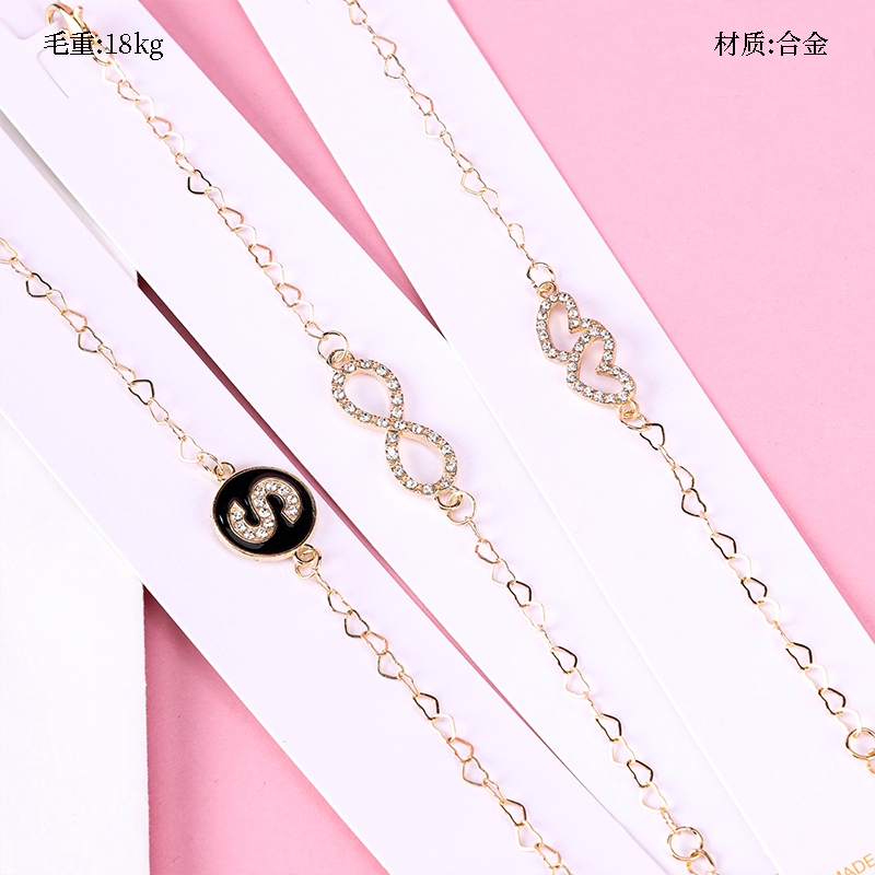 Punto de Perforación Accesorios Pulsera de Corazón de Duraz