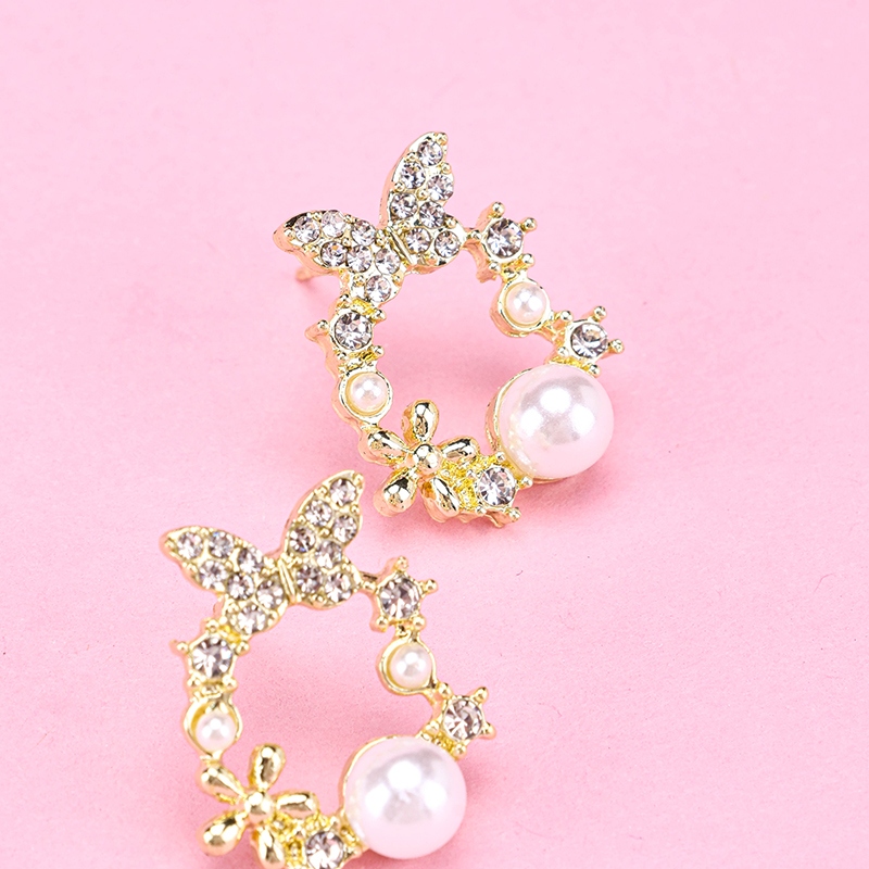 Pendientes de Perlas de Mariposa 3