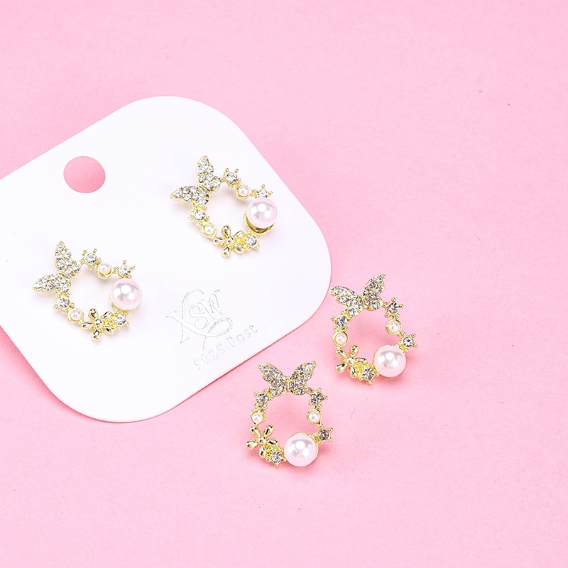 Pendientes de Perlas de Mariposa 4