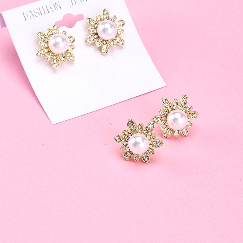 Pendientes Daisy Pearl Stud 3