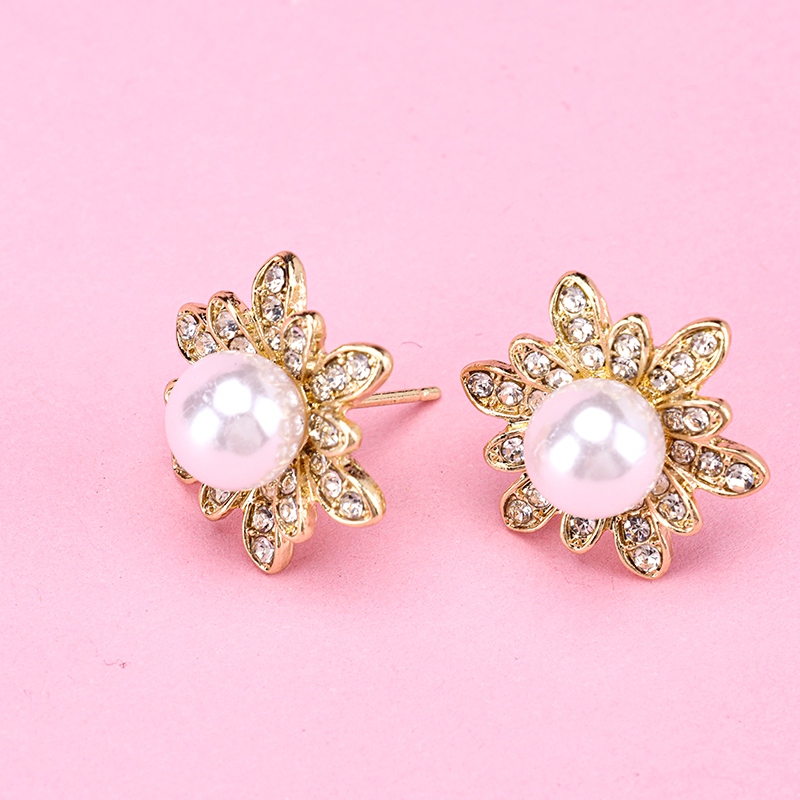 Pendientes Daisy Pearl Stud 4