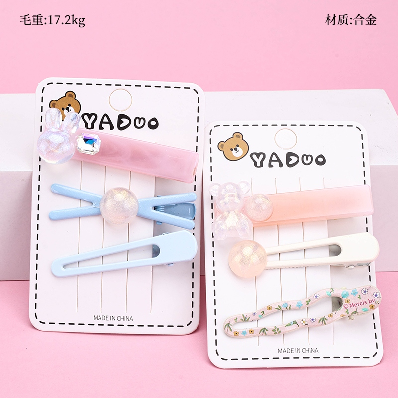 Mermaid Ji Cartoon Accesorios Combinación Duck Clip