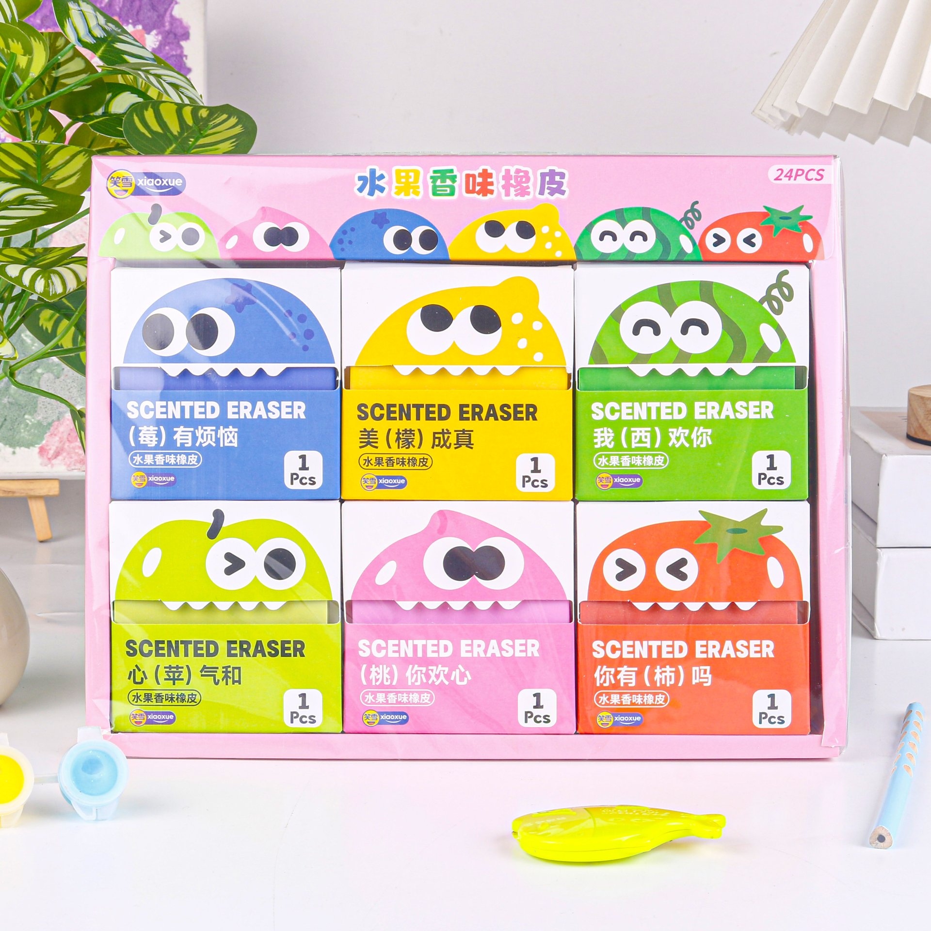 XX-6082 Fruit Chunky Fragat Eraser 5
