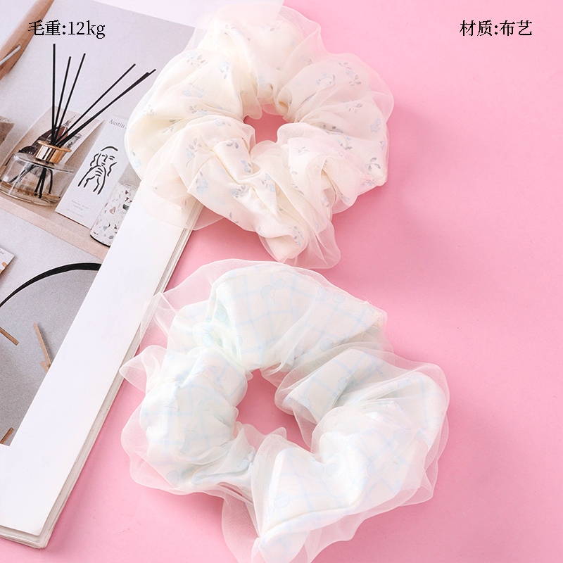 Organza de Doble Capa Imprimida Anillo Intestino Grueso