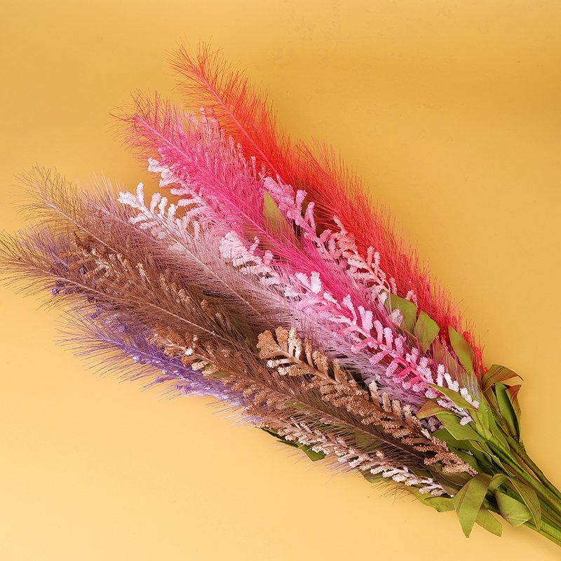 6665 Pluma de Trigo Oído Artificial Flor 1 (Color Aleatorio) 2