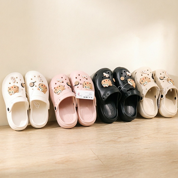 888-5 Zapatillas de Agujero de Mujeres de Dibujos Animados 3